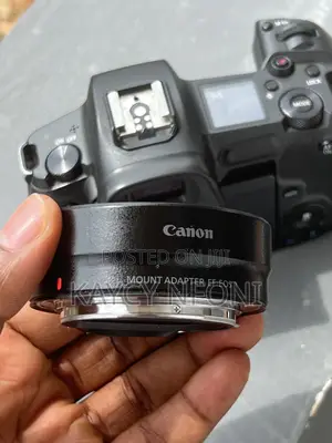 Canon Eos R With Canon Rf - Ef Adapter