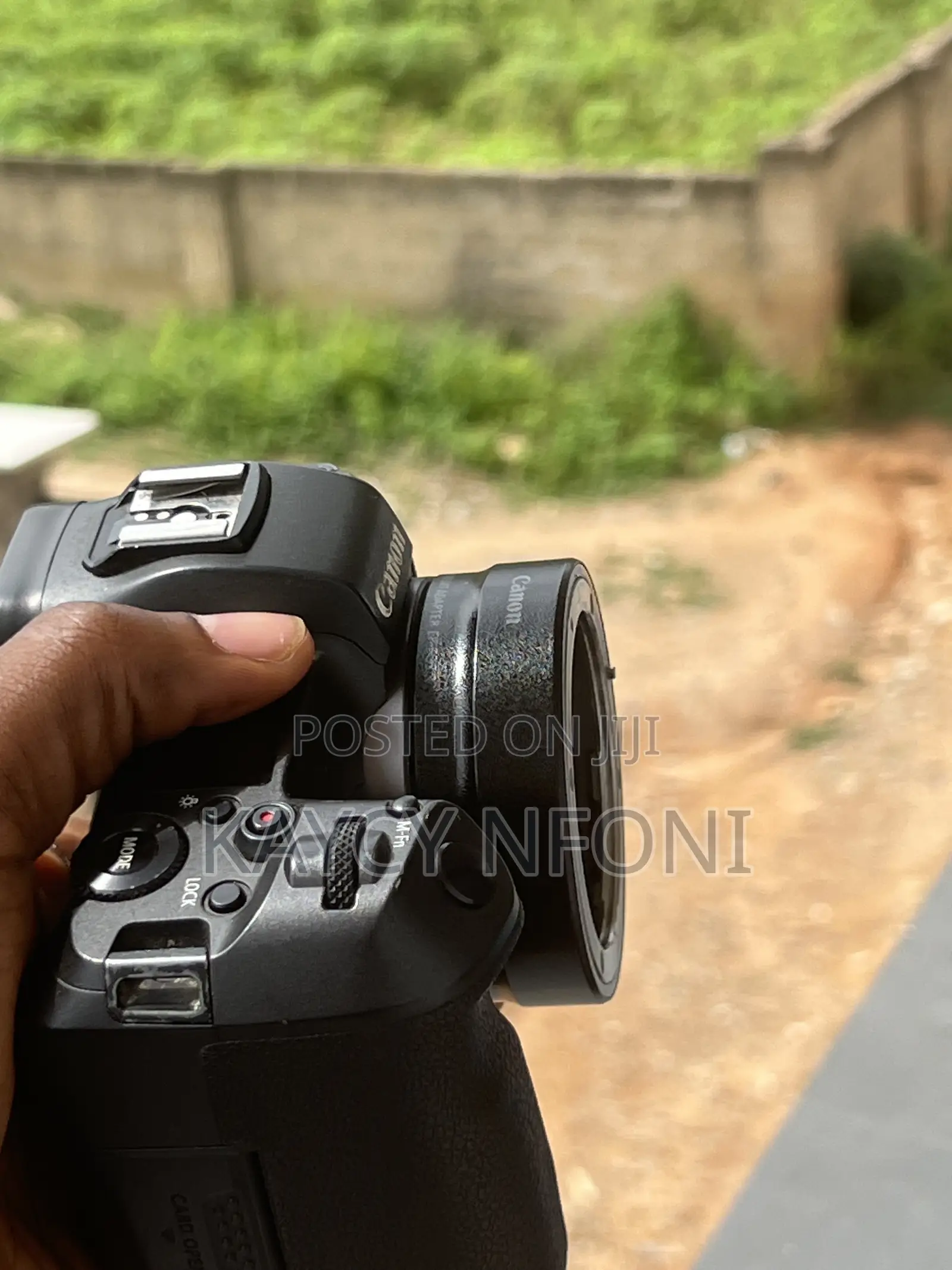 Canon Eos R With Canon Rf - Ef Adapter