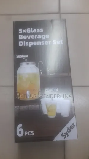 Juice Dispenser With Glass Cups