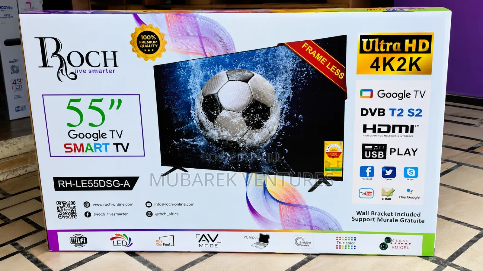 Roch 55 Smart Google Android TV