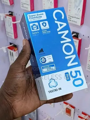 New Tecno Camon 50 Pro 256 GB Black