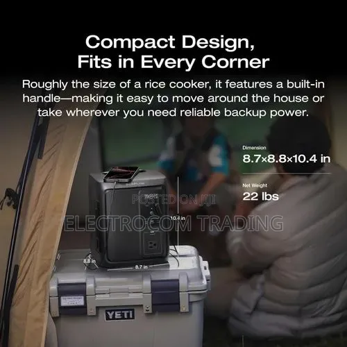 Ecoflow Delta 3 1000 Air, 500W, 960Wh Power Station