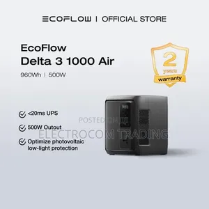 Ecoflow Delta 3 1000 Air, 500W, 960Wh Power Station