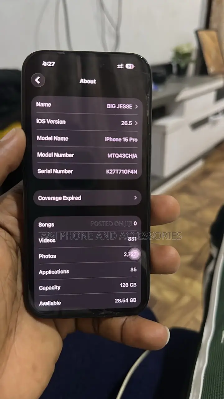 Apple iPhone 15 Pro 128 GB Black