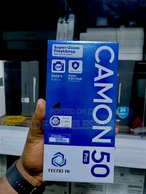 New Tecno Camon 50 Pro 256 GB Black