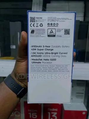 New Tecno Camon 50 Pro 256 GB Black