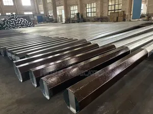 Hightension and Lv Galvanized Octagonal Poles