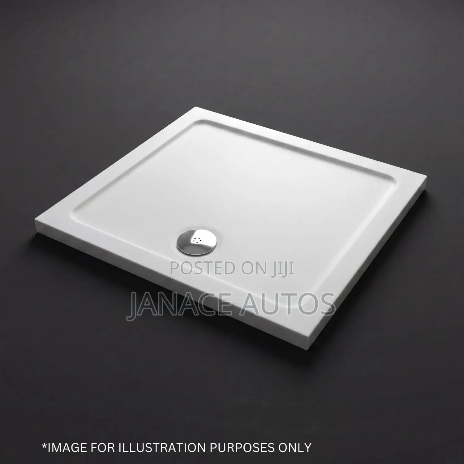 VR Bathrooms 70 X 70 X 45 Square Shower Tray