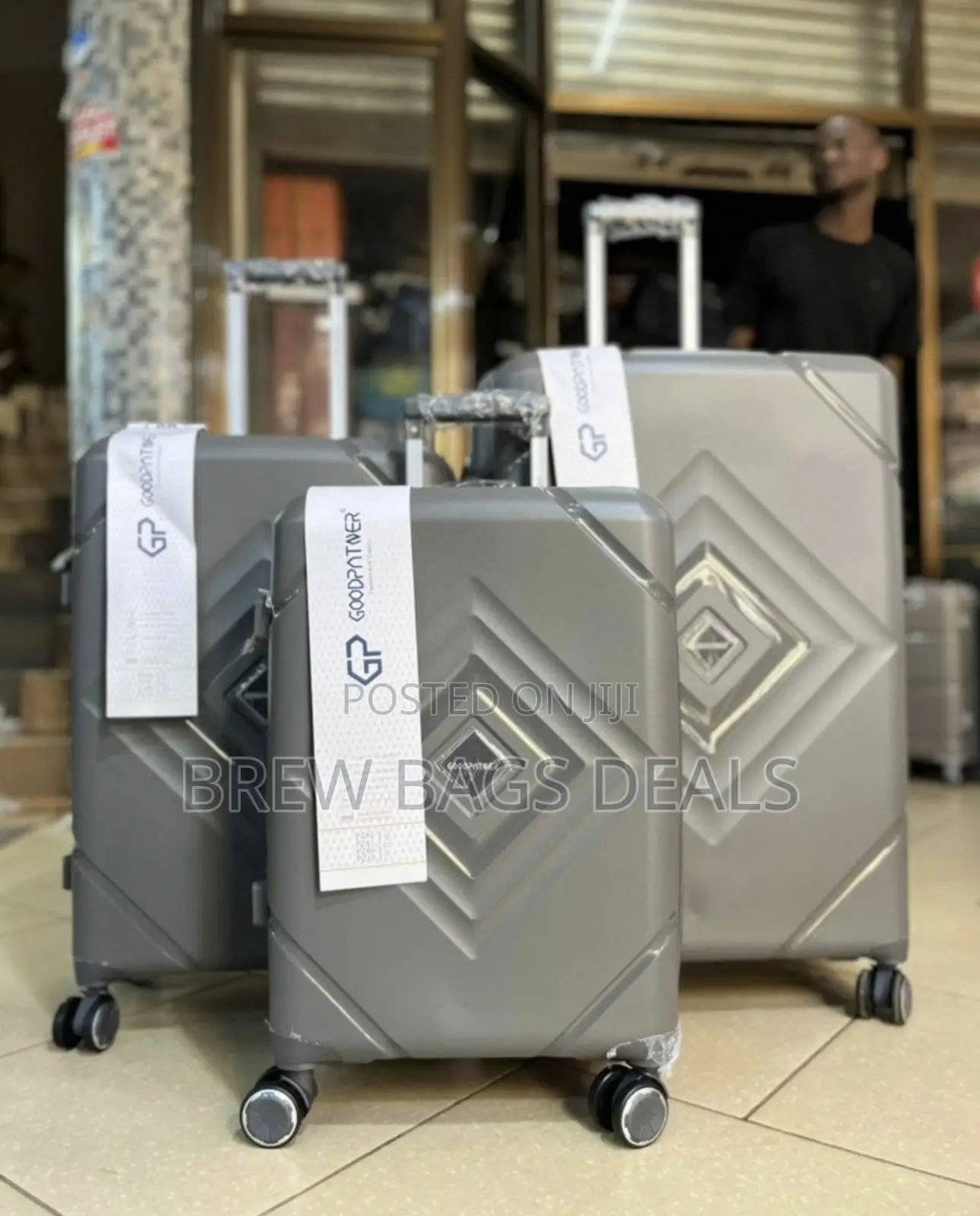 Premium Quality Goodpartner 3set Dual Zip Expansion Traveling Bag.