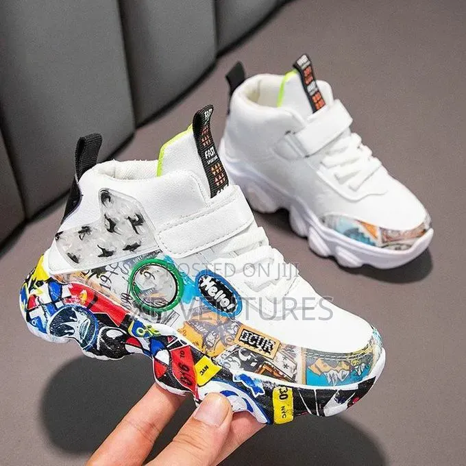 Boys Casual Shoes Back to School White