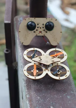 DIY Scientific Education Wooden Quadcopter Aircraft (56 Pieces)