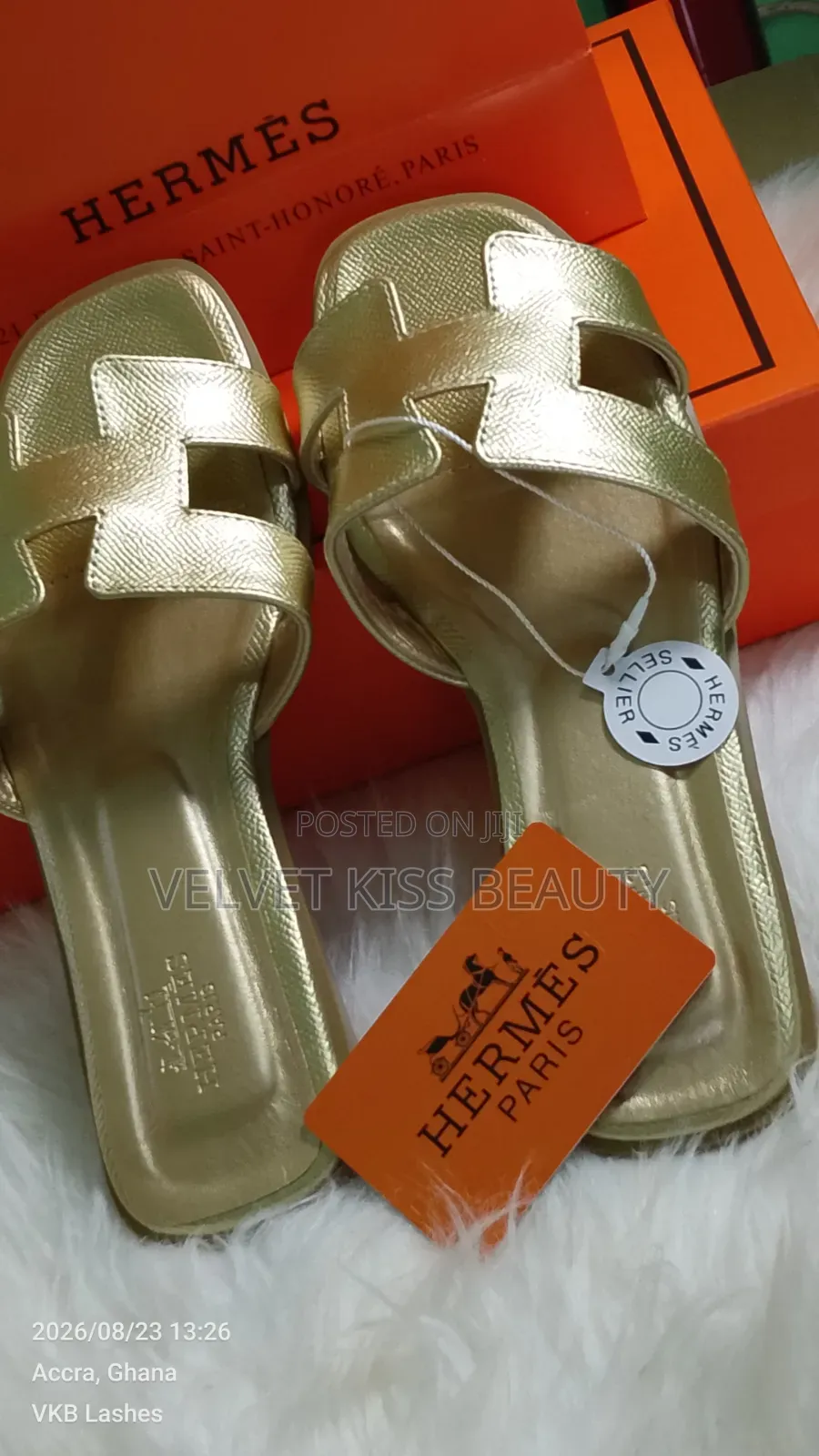 Hermes Slippers