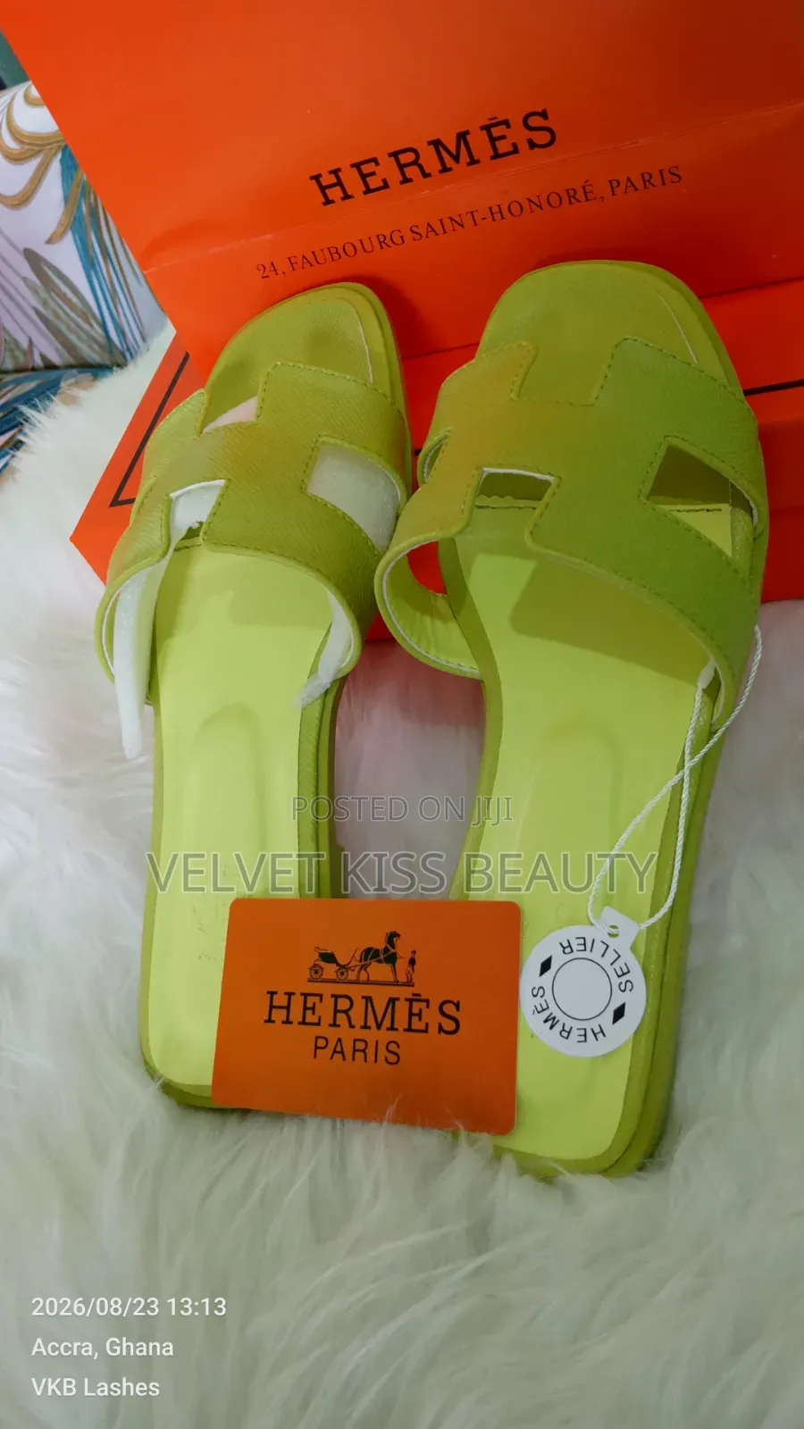 Hermes Slippers