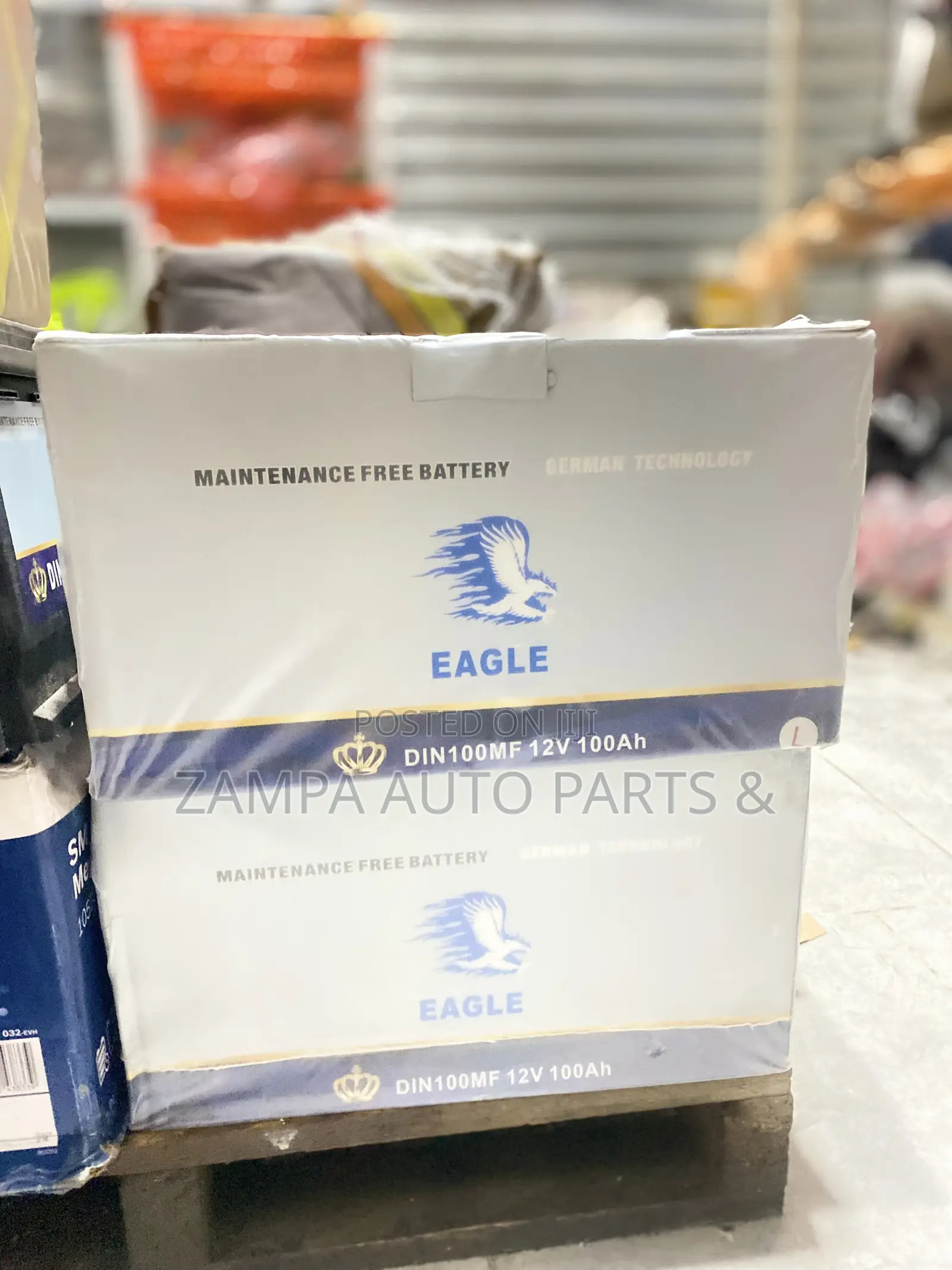 EAGLE 12v 100Ah Battery (19 Plate)
