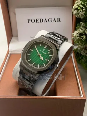 POEDAGAR Men’s Watch | Classic Stainless Wristwatch With Original Box