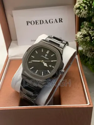 POEDAGAR Men’s Watch | Classic Stainless Wristwatch With Original Box