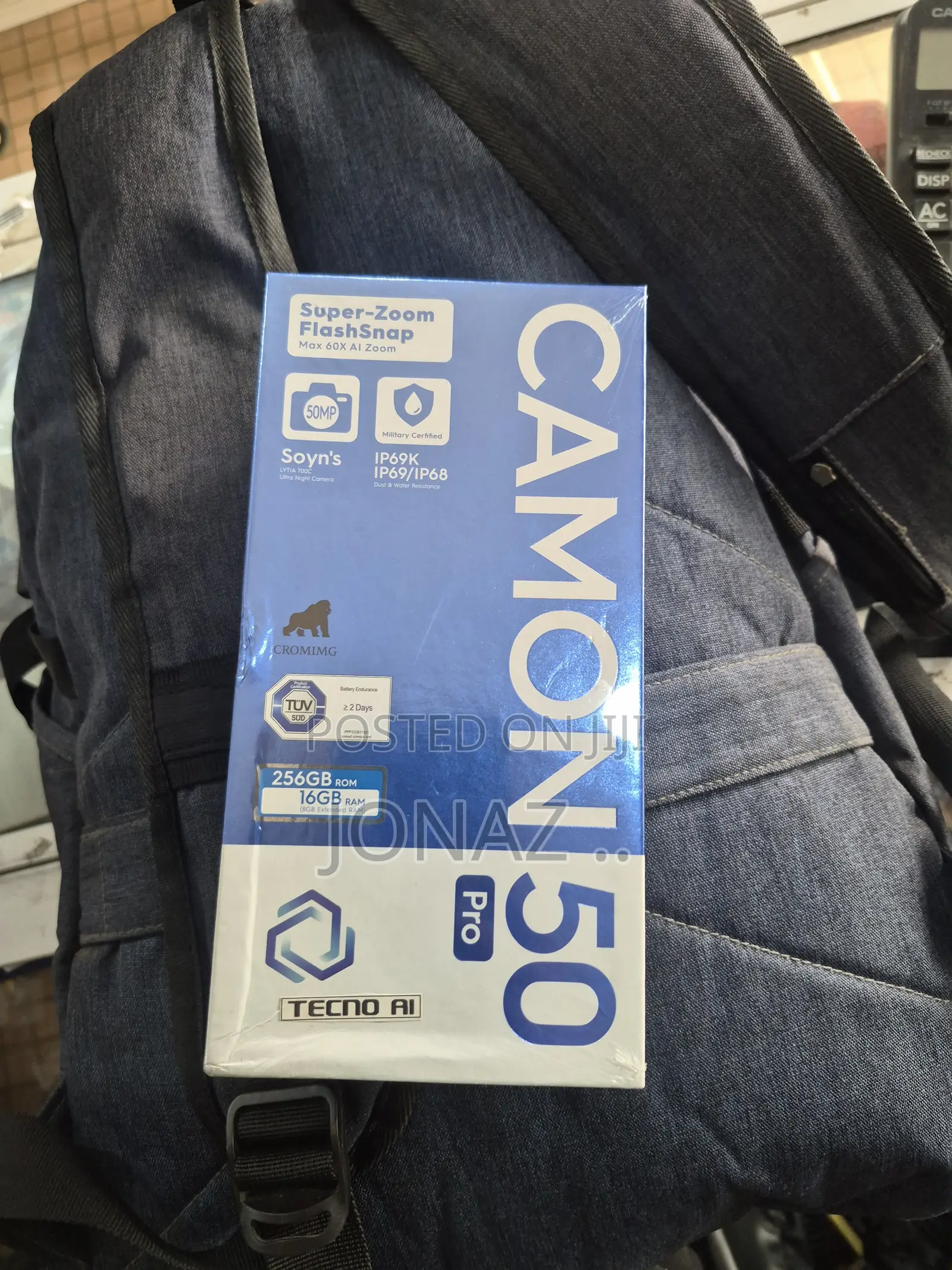 New Tecno Camon 50 Pro 256 GB Black