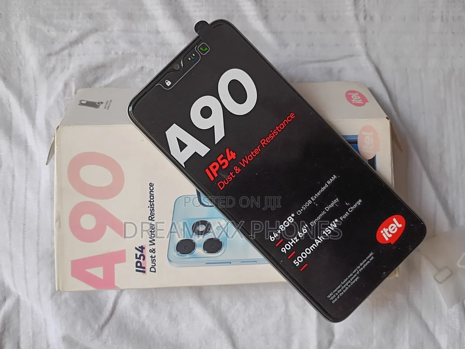 New Itel A90 64 GB Silver