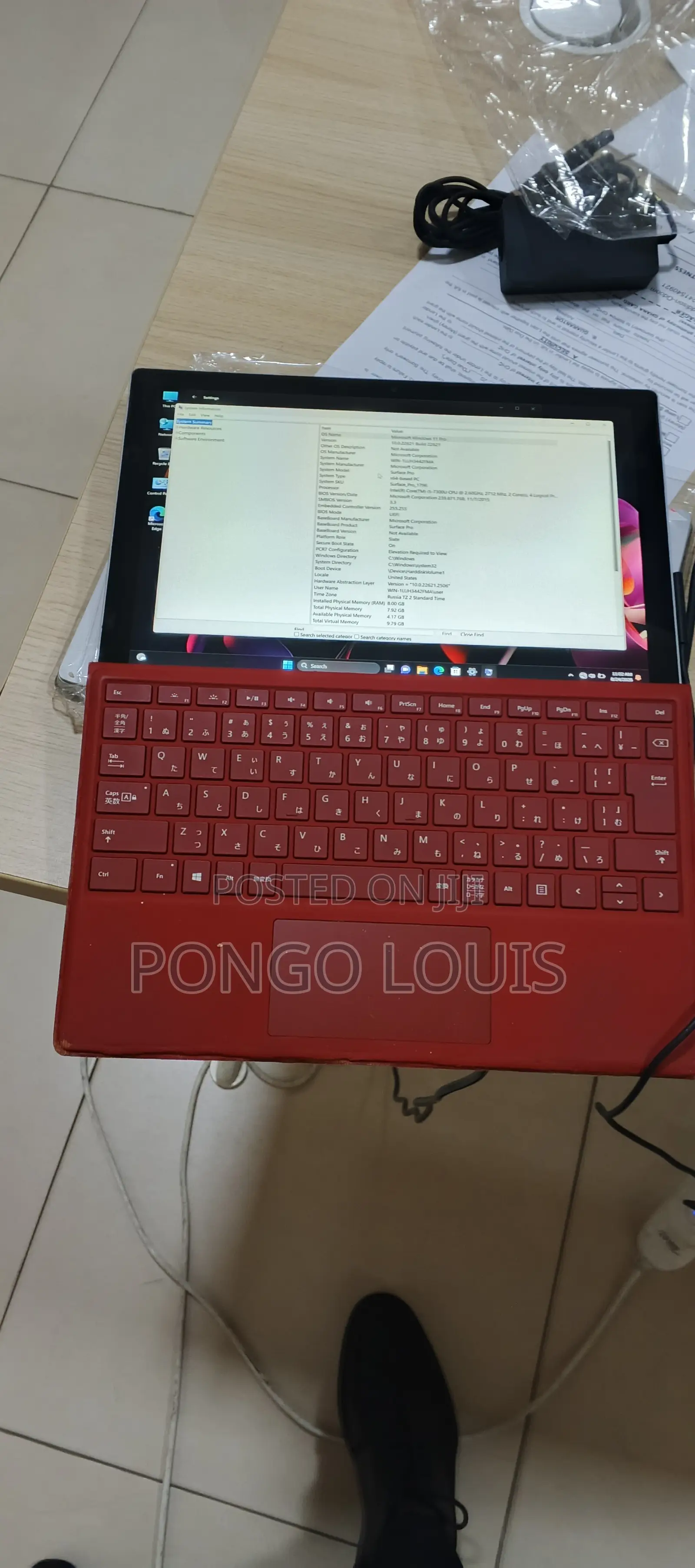 Microsoft Surface Pro 5 256 GB Silver