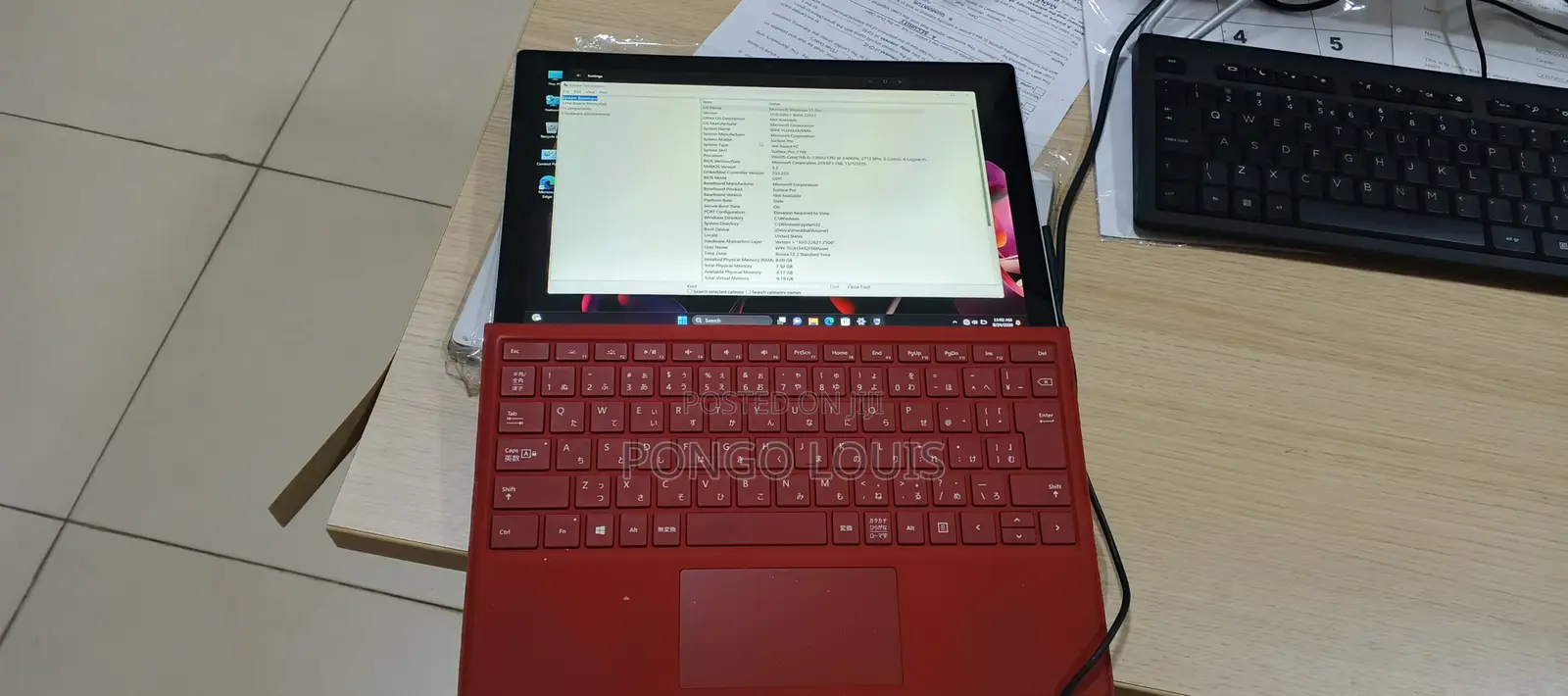 Microsoft Surface Pro 5 256 GB Silver