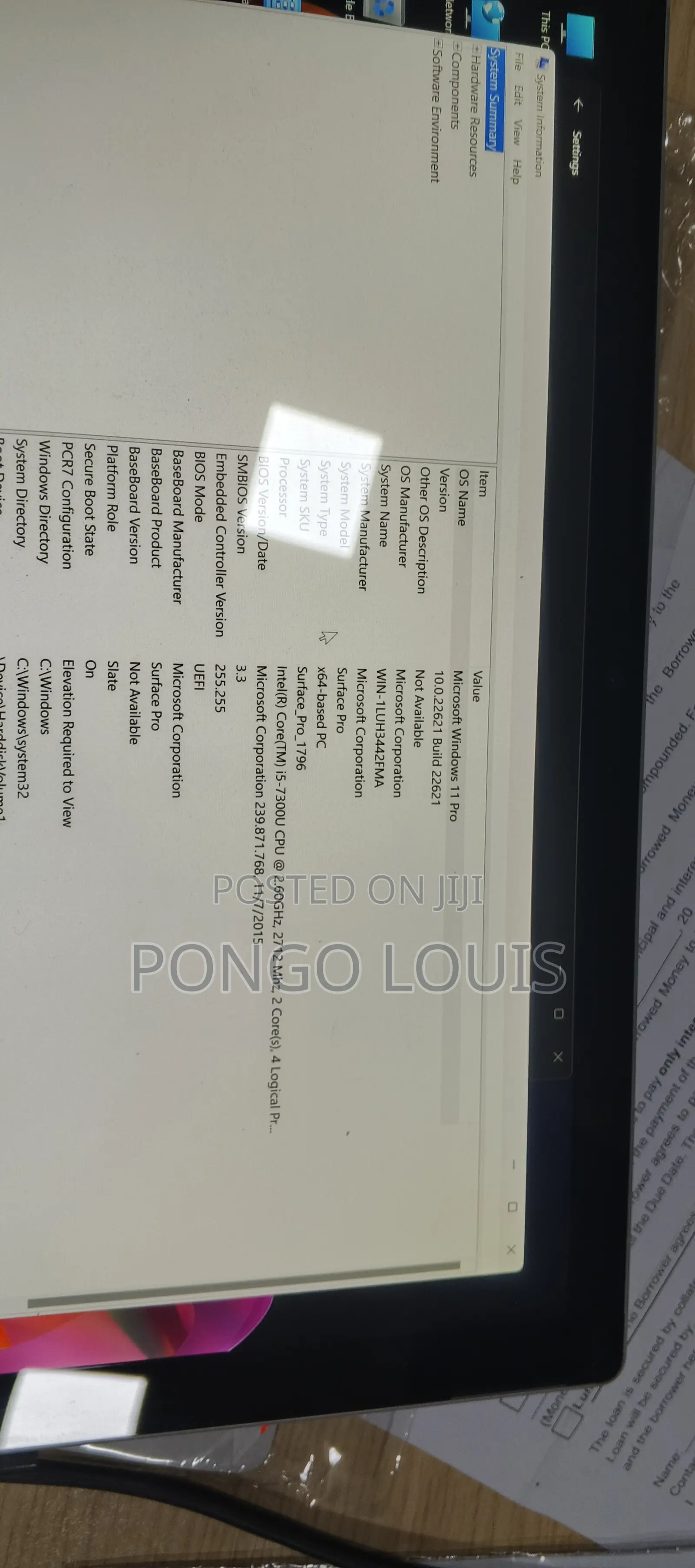 Microsoft Surface Pro 5 256 GB Silver