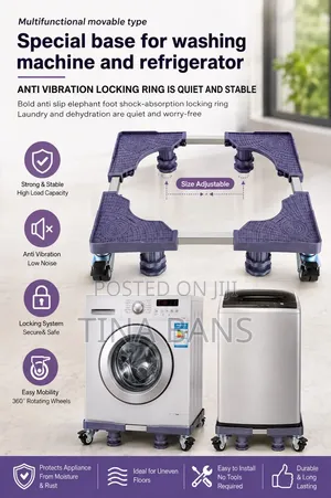 Fridge and Washing Machine Base Stand.