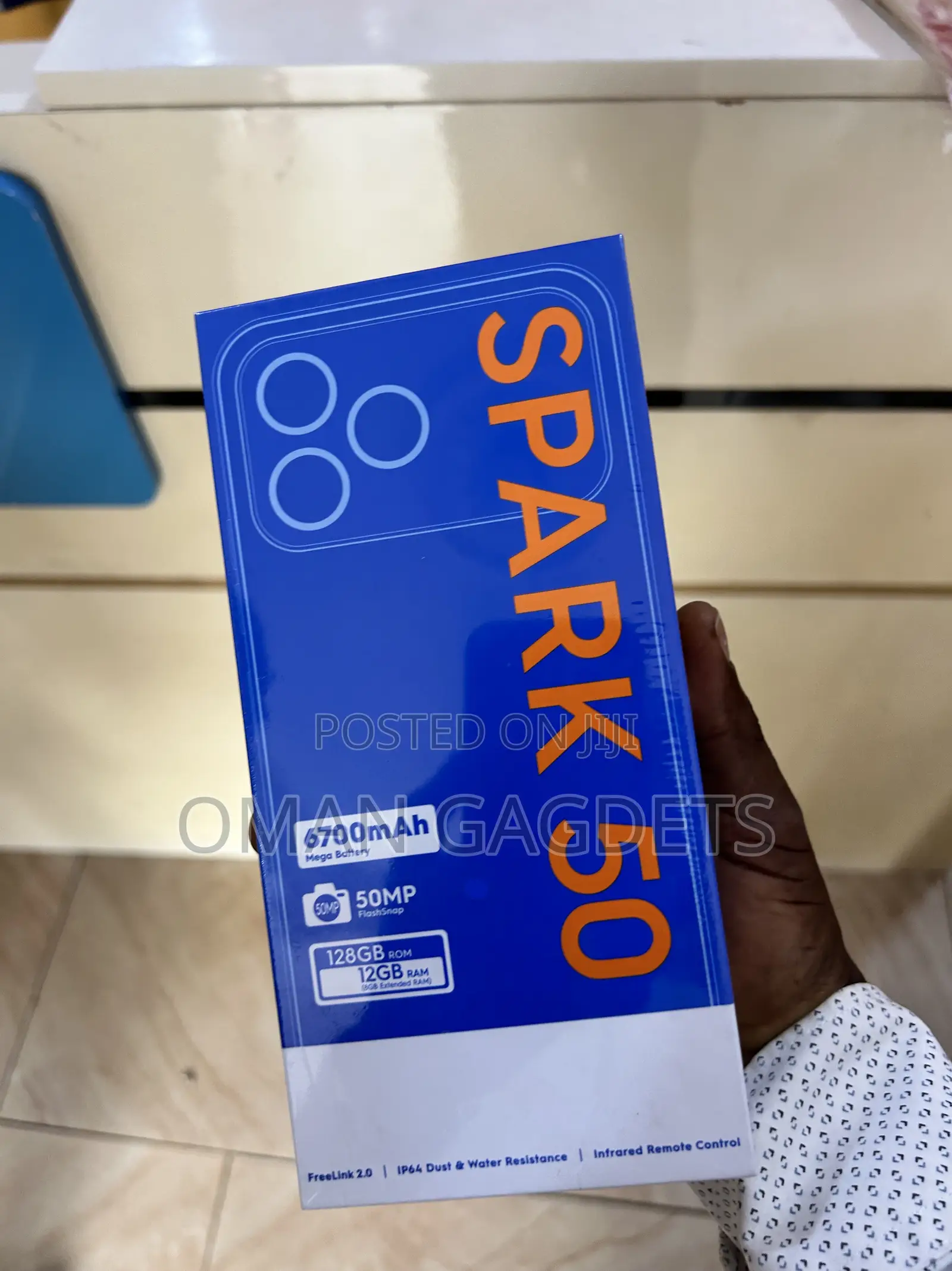 New Tecno Spark 50 128 GB Blue