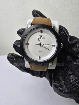 Delux Leather Wrist Watch