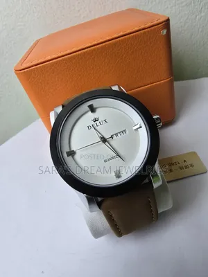 Delux Leather Wrist Watch