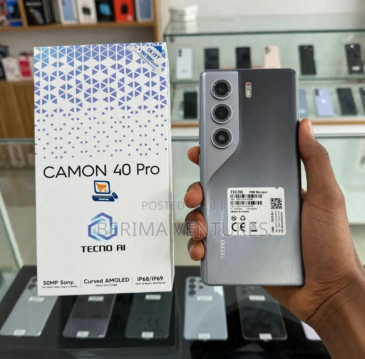 New Tecno Camon 40 Pro 4G 256 GB Gray