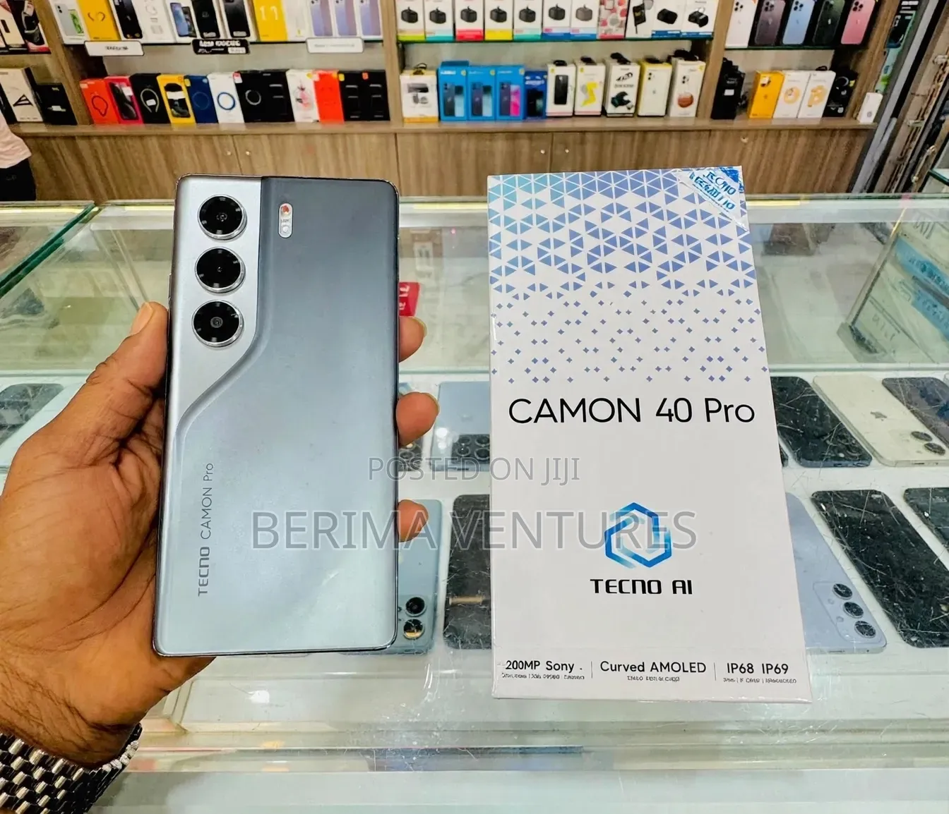 New Tecno Camon 40 Pro 4G 256 GB Gray