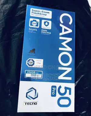 New Tecno Camon 50 Pro 256 GB Black