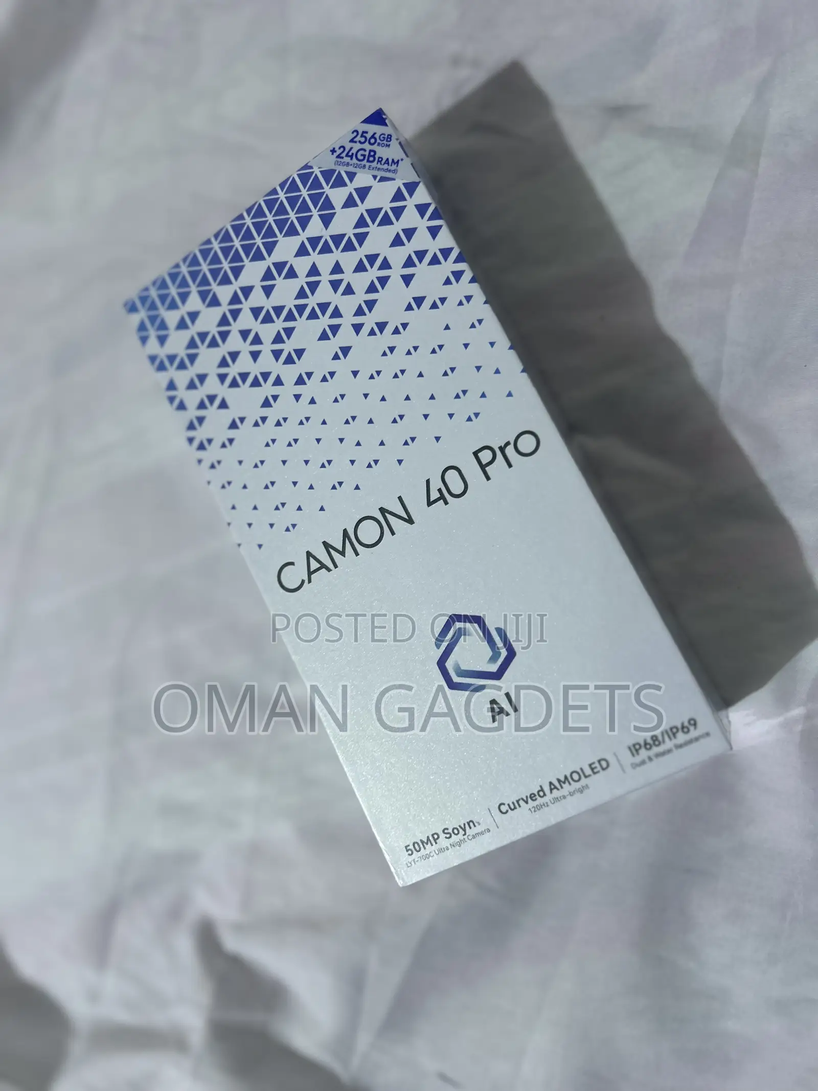 New Tecno Camon 40 Pro 5G 256 GB Black