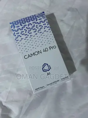 New Tecno Camon 40 Pro 5G 256 GB Black