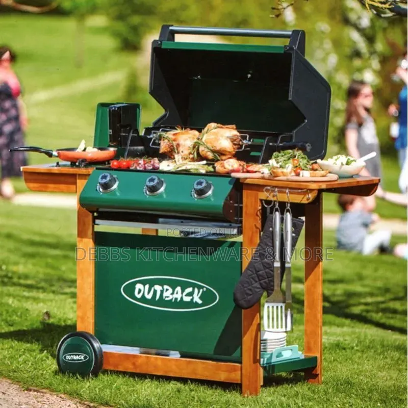 Three Burner Gas BBQ Grill