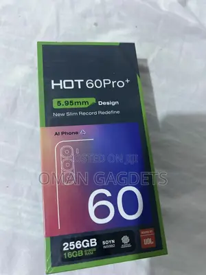 New Infinix Hot 60 Pro+ 256 GB Black