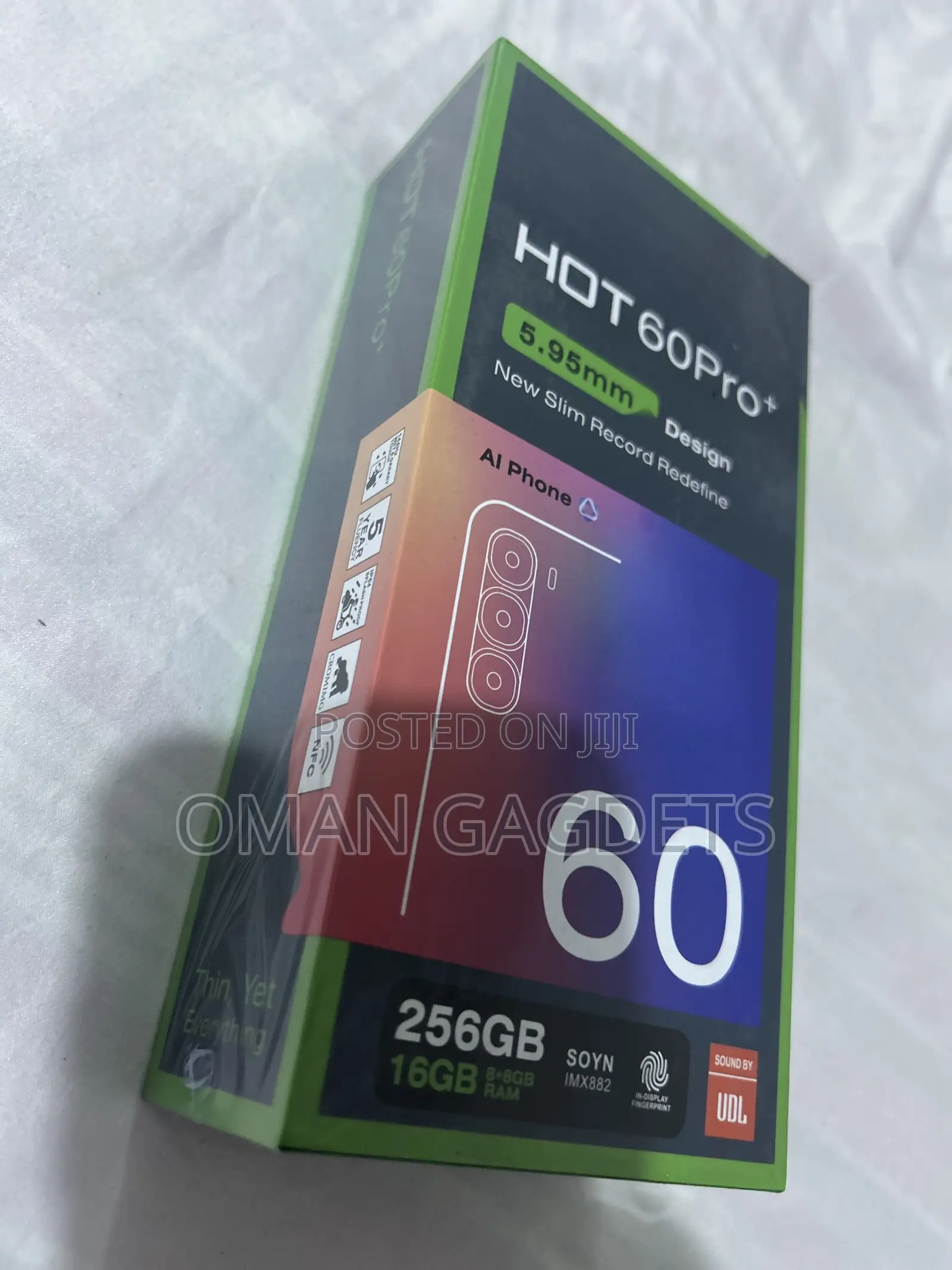 New Infinix Hot 60 Pro+ 256 GB Black