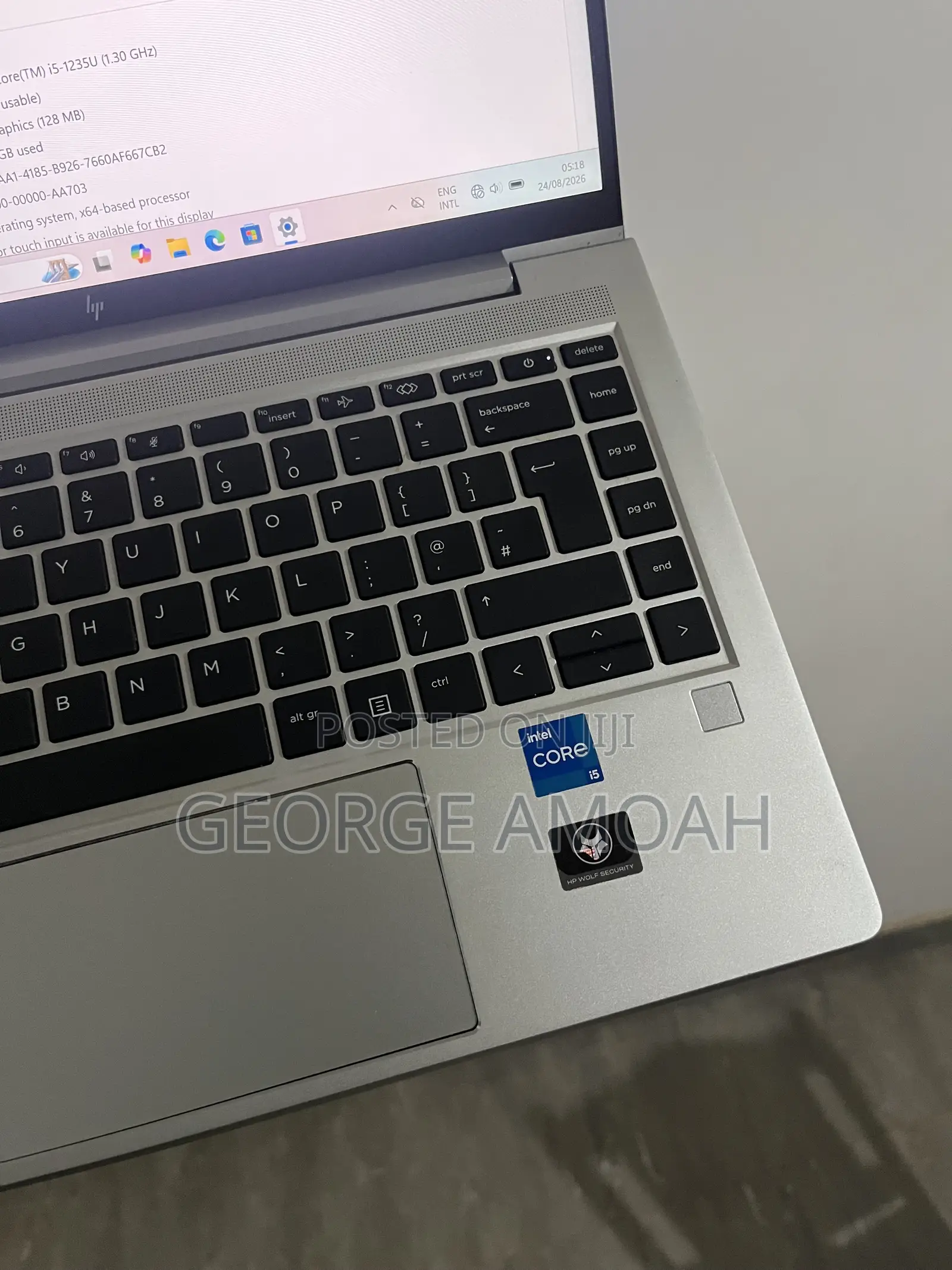 New Laptop HP EliteBook 640 G9 8GB Intel Core i5 SSD 256GB