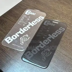 Borderless 500C Big Curve Edge Full Clear Glass for 13 to 17 Pro Max