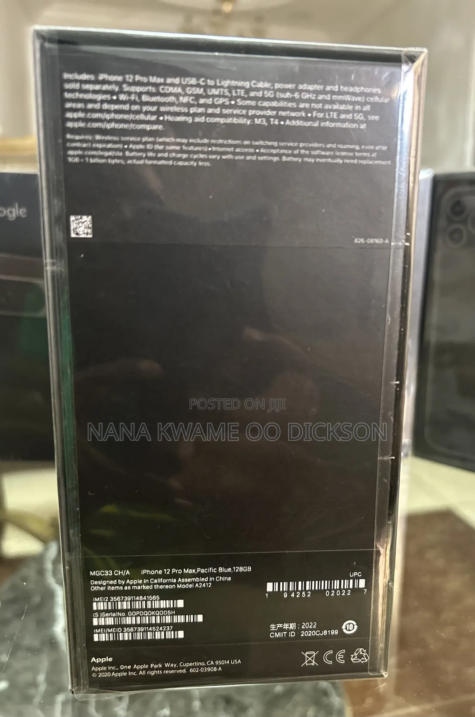 New Apple iPhone 12 Pro Max 128 GB Gold
