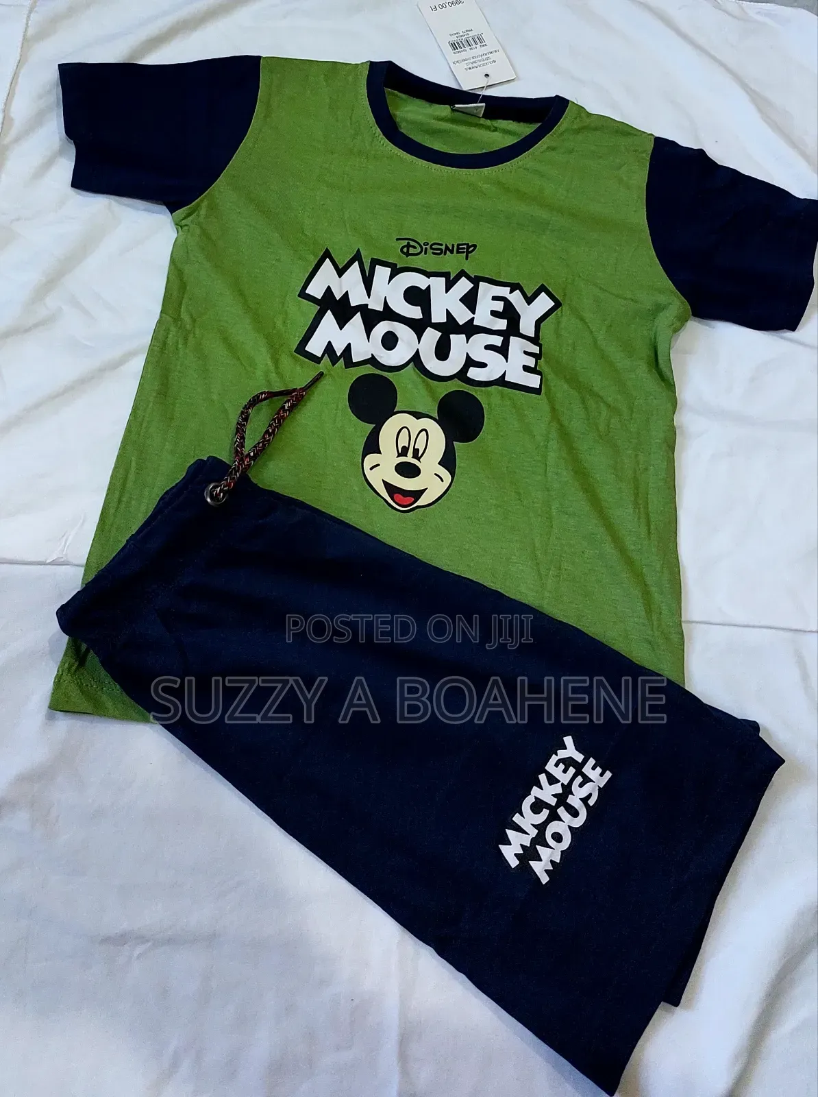 Mickey Mouse 2pcs Cotton Top and Shorts 1yr to 5yrs Pay on Delivery