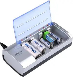 Beston AA-AAA-C-D-9V-SC Universal All Sizes Battery Charger BST-C821BW