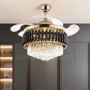 Hightest Quality 3in1 Chandelier Fan Light With Remote Control 48"