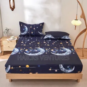 King Size Bedsheets With 2 Pillow Cases.