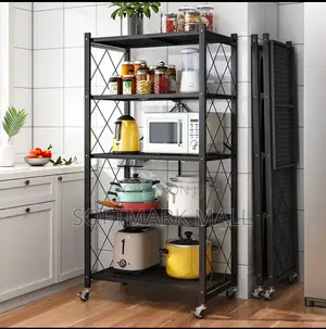5 Tier Kitchen Rack With Wheels