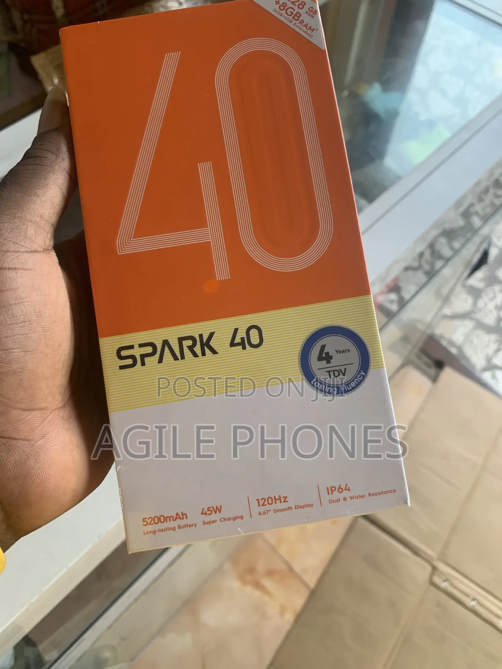 New Tecno Spark 40 256 GB Black