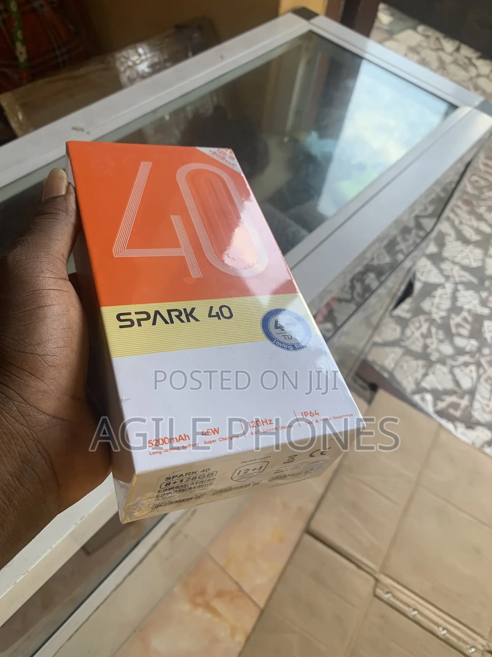 New Tecno Spark 40 256 GB Black