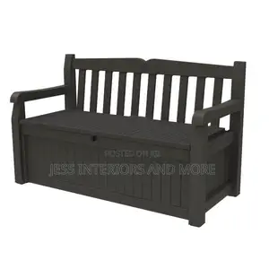 Outdoor Storage Deck Box and Bench Organizer