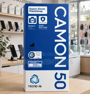 New Tecno Camon 50 256 GB Black