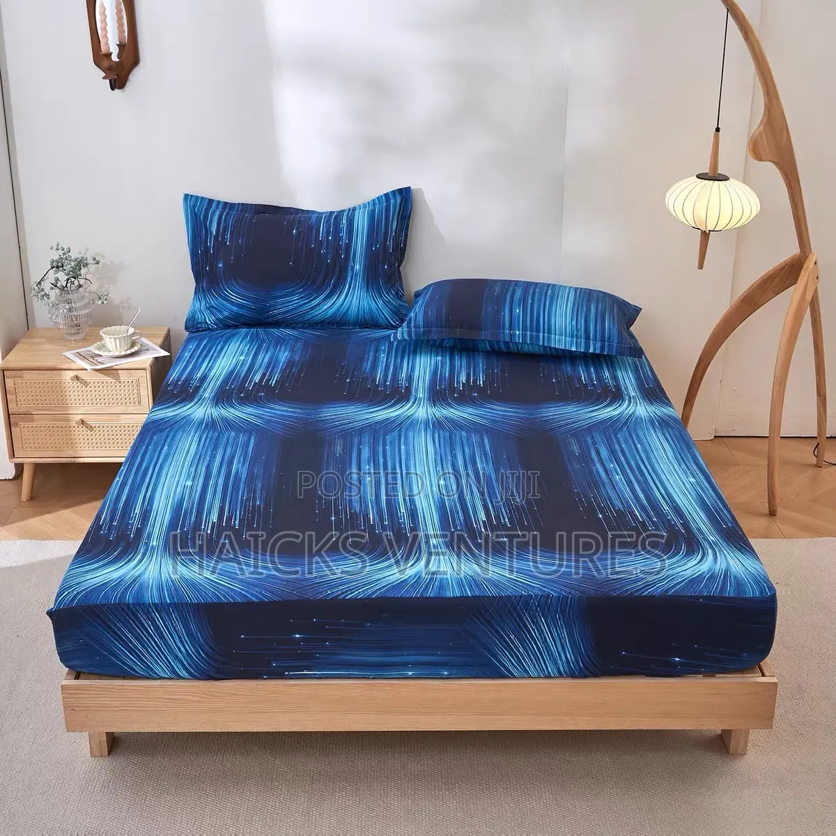 Cotton Bedsheets for Double Bed + 2 Pillow Cases